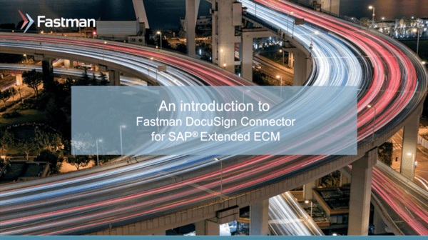 Digital Signature Connector for SAP Extended ECM Presentation